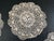 Linen Antique Victorian Lace Doily Table Mat Cocktail Napkins - Set of 5 For Sale - Image 8 of 16