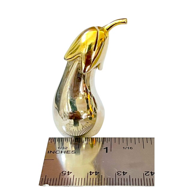 Silver Vintage Silver & Gold Eggplant Place Card Holders Twenty Available – Set of 4 For Sale - Image 8 of 10