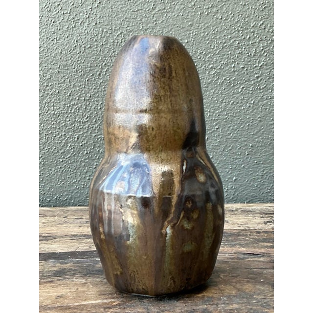 Vintage Original Studio Pottery Vase For Sale - Image 11 of 12