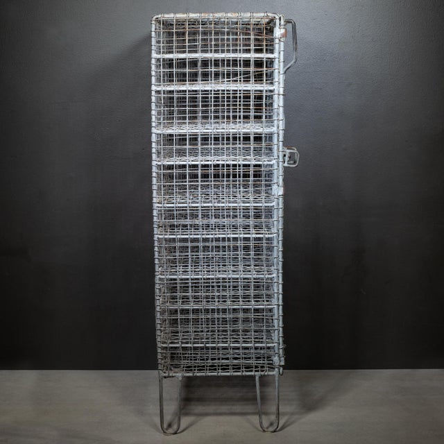 Silver Antique 50 Bottle French Wine Cage c.1930-1940 For Sale - Image 8 of 12