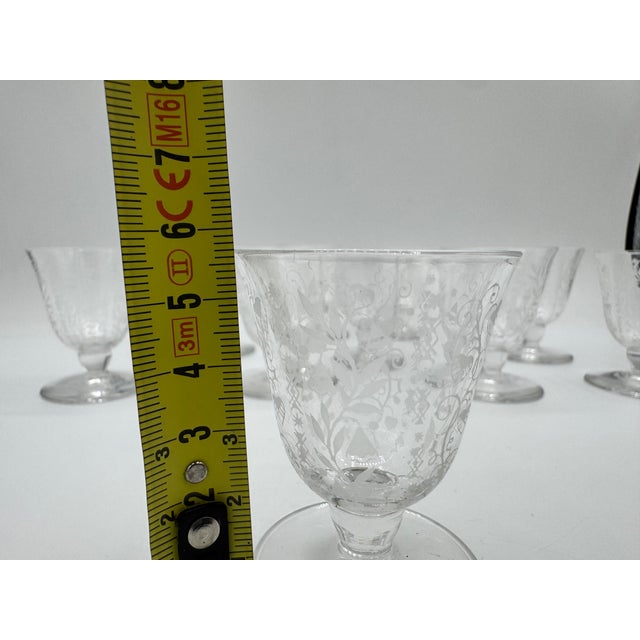 Crystal Argentina Glasses from Baccarat, 1940, Set of 10 For Sale - Image 16 of 18