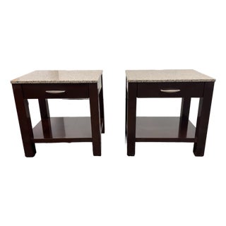 Bermanfalk Bespoke Nightstands, Pair For Sale
