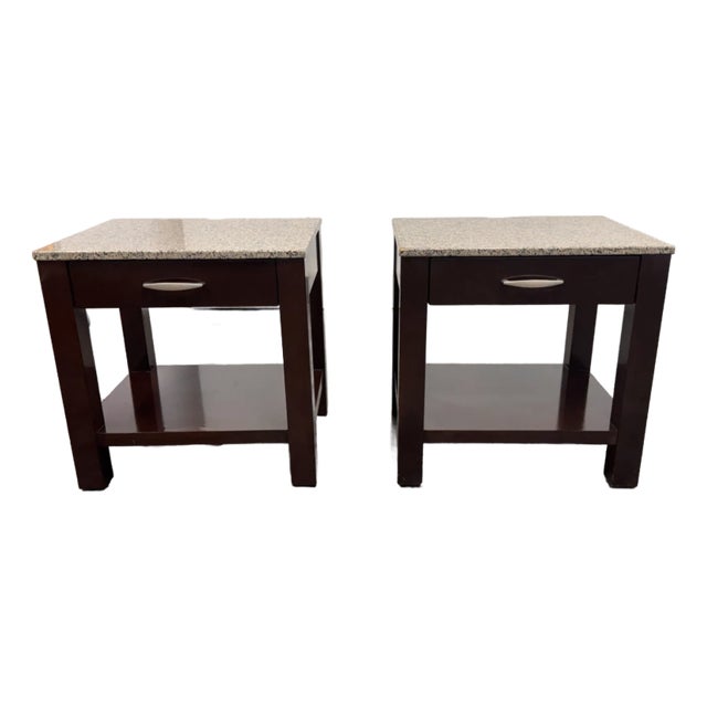 Bermanfalk Bespoke Nightstands, Pair For Sale