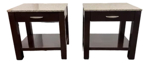 Bermanfalk Bespoke Nightstands, Pair