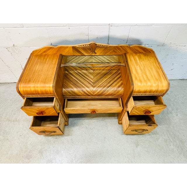 Art Deco Waterfall Style Vanity Chairish