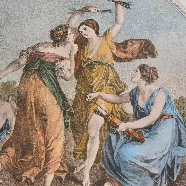 Angelica Kauffman, Cupid Disarmed by Grace & Cupid's Revenge, 1800s, Engravings, Set of 2 For Sale - Image 5 of 18