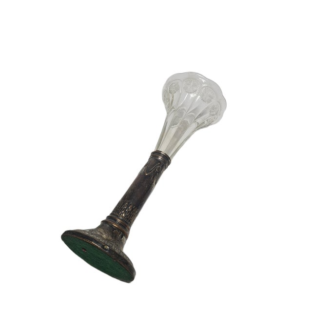 Art Nouveau French Flute Vase, 1900s For Sale - Image 15 of 18