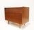 Beautiful chest of drawers or nightstand in an iconic design by Florence Knoll. Louvered drawers on raised turned wood...
