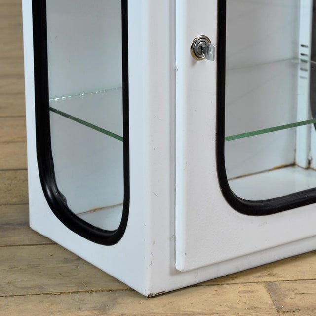 Black Vintage Medical Cabinet, 1970s For Sale - Image 8 of 11