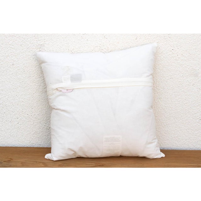 Gold Scrollwork Suzani Zar Pillow Cover For Sale In Los Angeles - Image 6 of 7