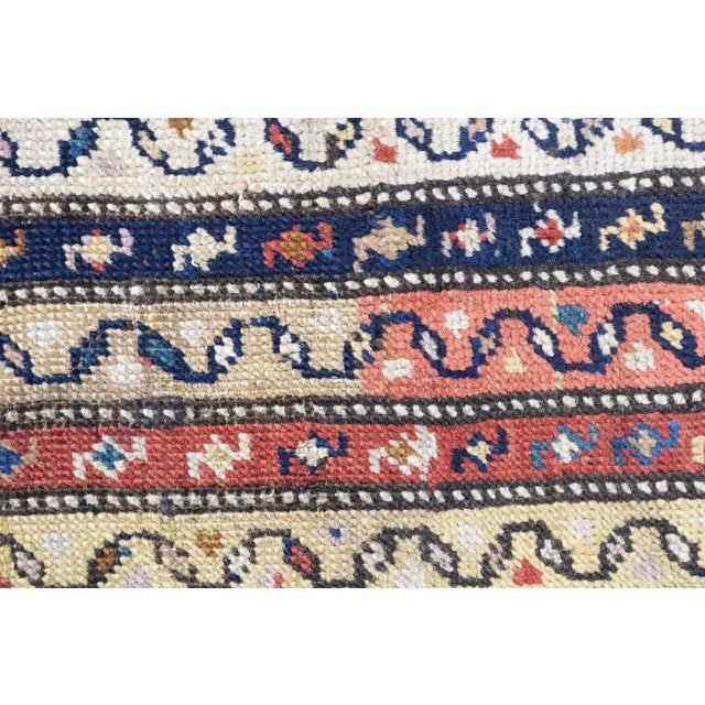 Antique Kazak Rug 3'8'' x 8'1'' For Sale - Image 12 of 12