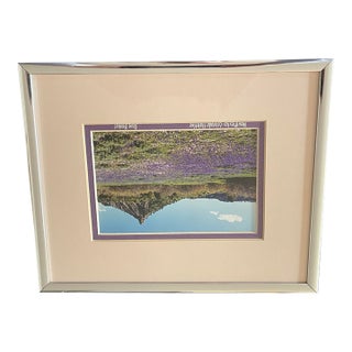 Vintage Framed Southwest Landscape Photograph, “New Mexico-Colorado Stateline” by Dave Beakel For Sale