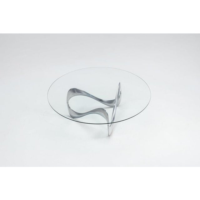Metal Snake Coffee Table attributed to Knut Hesterberg for Ronald Schmitt, Germany, 1965 For Sale - Image 7 of 14