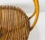 Wood Mid-Century French Fruit Basket in Wicker For Sale - Image 7 of 8