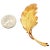 Contemporary Late 20th Century Tiffany & Co. Yellow Gold French Leaf Large Pin Brooch For Sale - Image 3 of 10