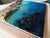 Early 21st Century Flying Over the Ocean #7 by Ana Hefco | Layered tinted resin & Mixed Media on wood panel ocean scene For Sale - Image 5 of 5