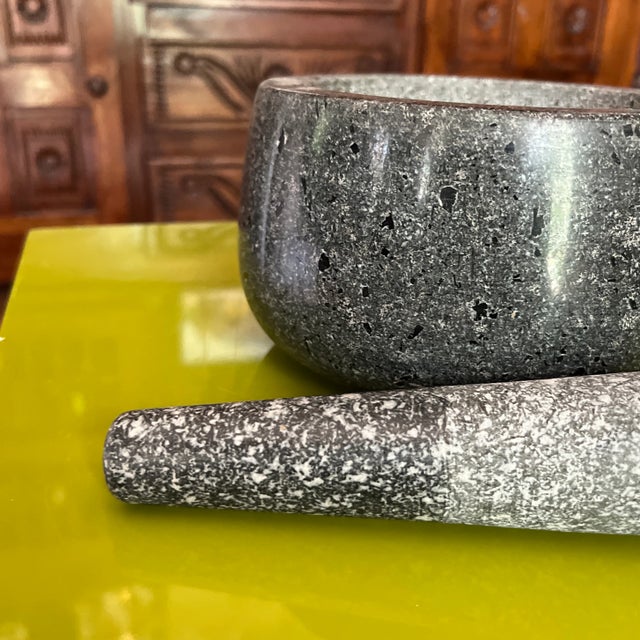 1960s 1960s Substantial Stone Mortar and Pestle For Sale - Image 5 of 7