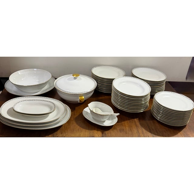 Vintage Dinnerware Set by Richard Ginori, 1950s, Set of 56 For Sale - Image 12 of 12
