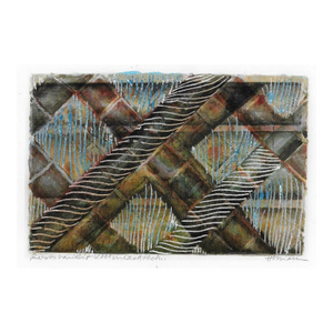 2000 Mixed Media Abstract Print