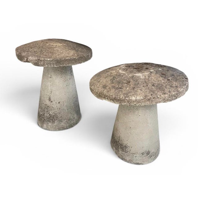 Embrace the timeless charm of the English countryside with this captivating pair of mid-20th-century English-style cast...