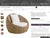 Set of Arteriors Home Florian Outdoor Swivel Lounge Chairs Retail $5200 Ea For Sale - Image 16 of 16