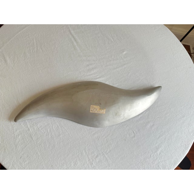 Mid Century Space Age Sculptural Silver Tone Biomorphic Dish For Sale In New York - Image 6 of 10
