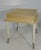 Beige Italian Modern Side Table in Maple with Cream Lacquer and Chrome, 1980s For Sale - Image 8 of 9