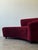 Postmodern 1980s Burgundy Kagan Style Sofa For Sale - Image 3 of 13