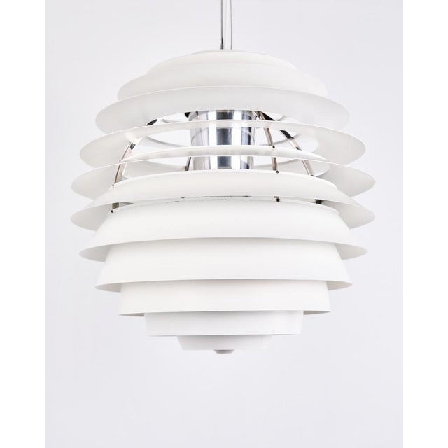 PH Louvre Pendant Light in Metal by Poul Henningsen for Louis Poulsen, 1957 For Sale - Image 13 of 14