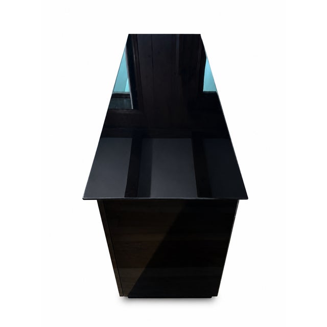 Mid-Century Modern Mid-Century Italian Burl Wood Sideboard by Oscar Dell Arredamento for MiniForms For Sale - Image 3 of 11