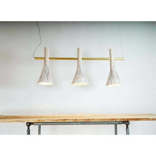 Pressed Wood Pendant Light 3 by Johannes Hemann For Sale - Image 4 of 10