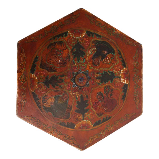Hexagonal Box Buddha For Sale