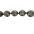 A fine vintage sterling silver necklace with large ball beads. The beads are ribbed and are strung with small &nbsp;beads...