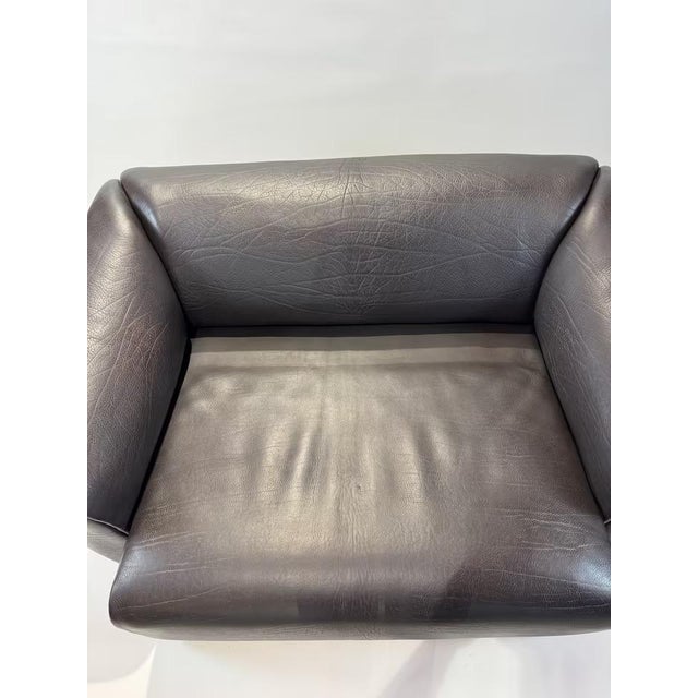 DS-47 2-Seater Sofa in Dark Brown Neck Leather from de Sede, 1970s For Sale - Image 4 of 10