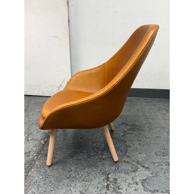 Design Within Reach Hee Welling for Hay Leather About a Lounge Chair For Sale - Image 4 of 12