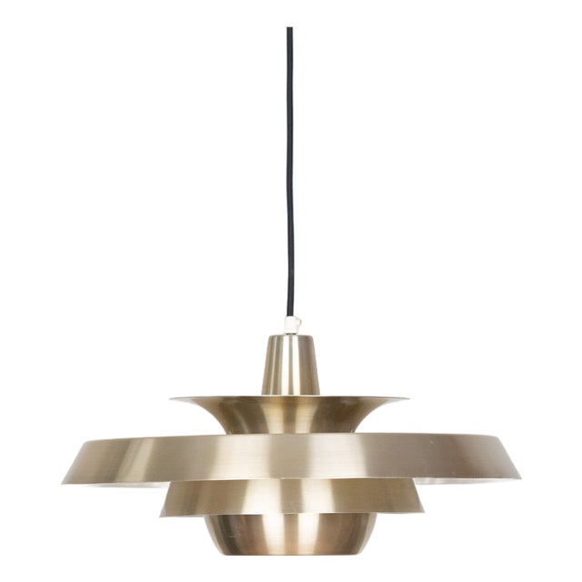 Vintage Aluminum Pendant Lamp by David Mogensen for Superlight, 1980s For Sale