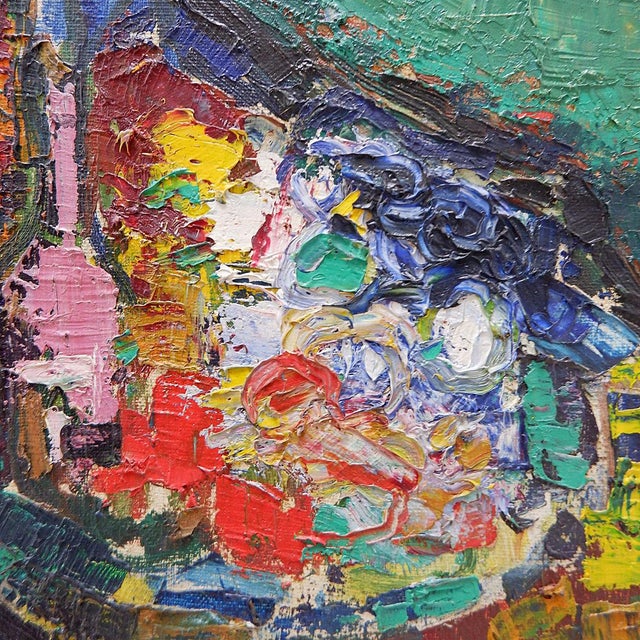 Anto Diez, Circus Dancer, 1968, Oil on Canvas, Framed For Sale - Image 7 of 14