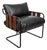 Leather Strap Easy Chair For Sale