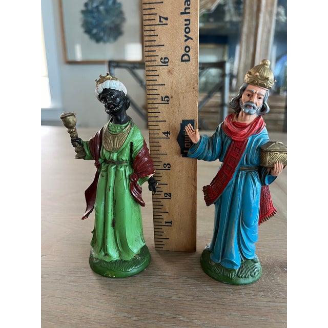 Vintage Fontanini Style Nativity Set - 11 Pieces For Sale - Image 11 of 11