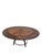 MCM Walnut Extension Dining Table With Sunburst Top For Sale In Chicago - Image 6 of 12