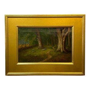 j.e. Stuart (1852-1941) "Sugar Maple Grove Near Exeter Center"