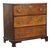 Antique 18th Century English Chest of Drawers with 3 Drawers and Original Fittings For Sale