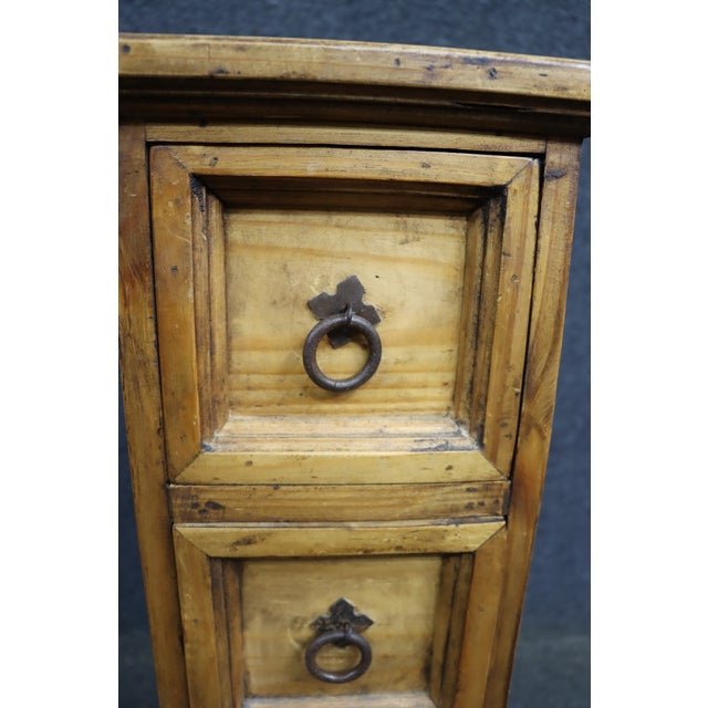 Late 20th Century Southwestern Style Pine Tall Chest of Drawers For Sale In Philadelphia - Image 6 of 7