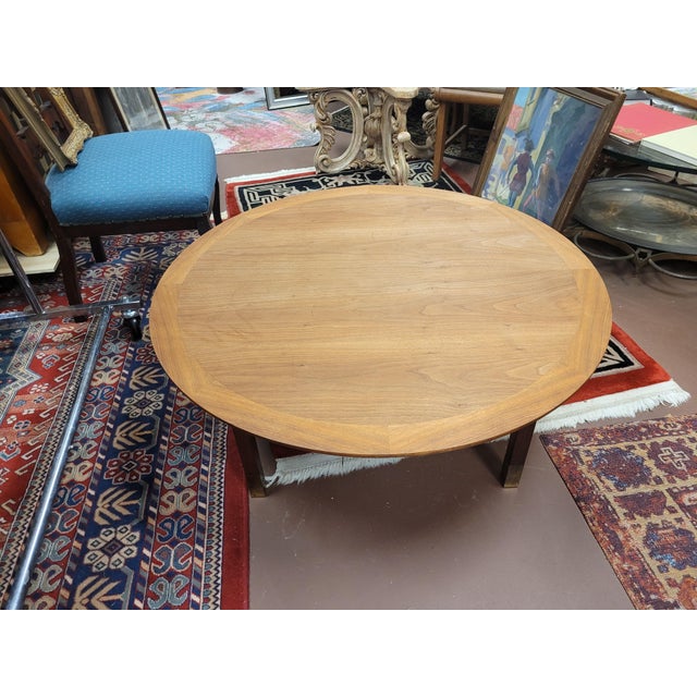 Wood 1960s Mid Century Modern Walnut Coffee Table For Sale - Image 7 of 10