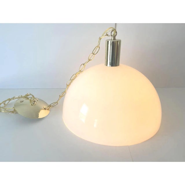 Modern Dome Pendant Light, 1970s For Sale - Image 4 of 18