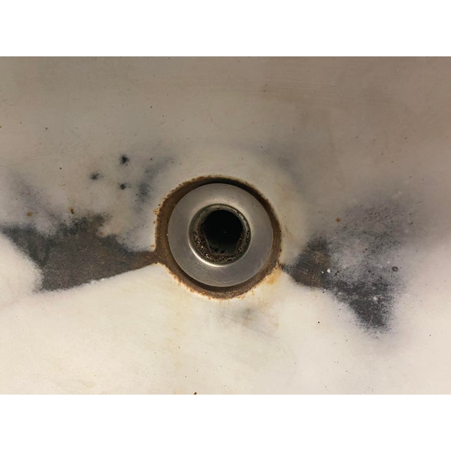 1920s Farmhouse Sink Double Washboard For Sale - Image 10 of 11