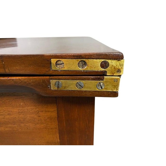 Early 19th Century Pair of George III Mahogany Games Tables For Sale - Image 5 of 12