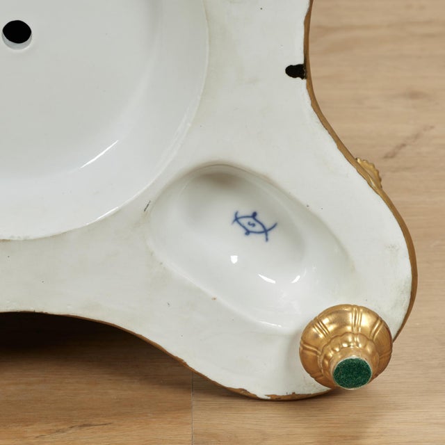 Antique French Porcelain Centerpiece or Bowl For Sale - Image 14 of 14