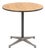 Herman Miller Side Table Wood Top With Metal Base Modern Furniture Design For Sale