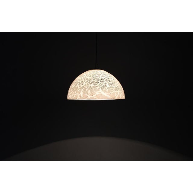 Italian Glass Pendant Light, 1970s For Sale - Image 10 of 11